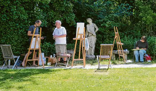Rückblick Malkurs am Fuggerschloss Kirchheim