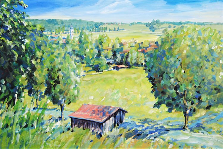 acryl-von-Lauchdorf-nach-Hartenthal