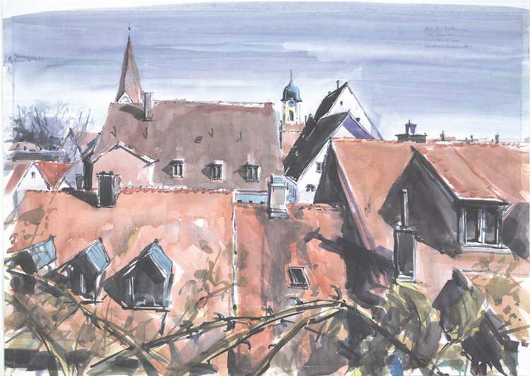 stadtansichten aquarell